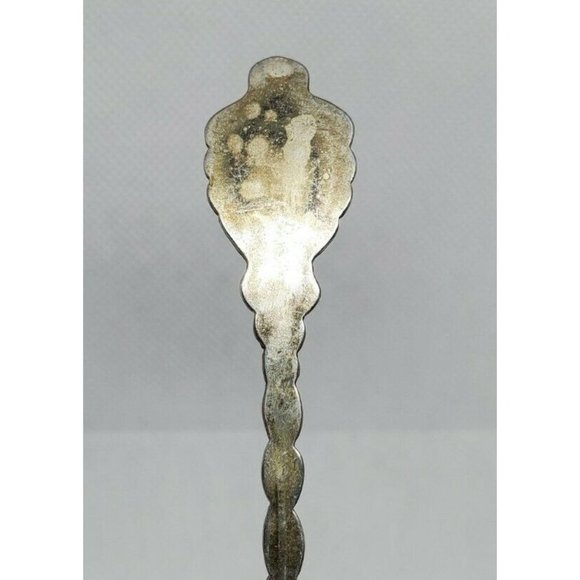 Rare Japan Graphic Vintage Silver Mini Collectible Spoon Home Décor - Picture 7 of 12